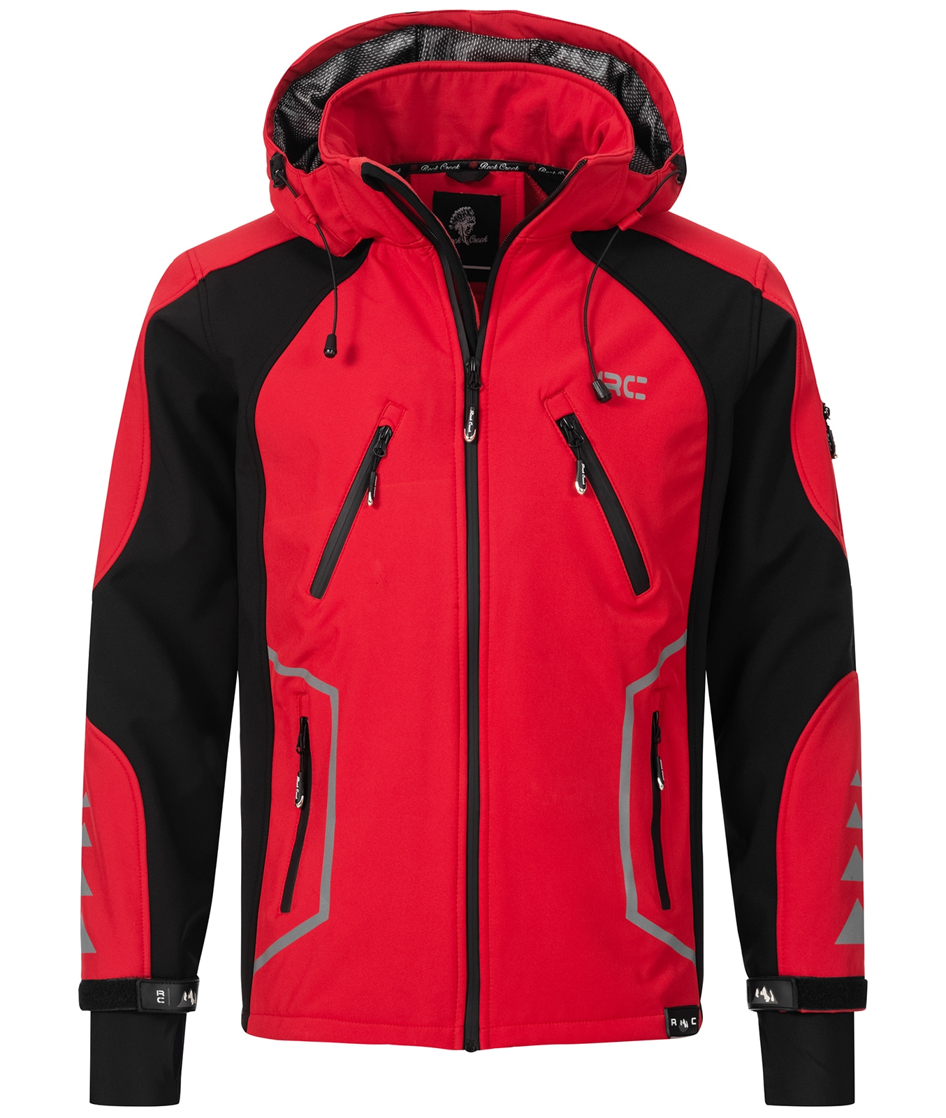 Rock Creek Jacke Softshelljacke Regular Fit 
