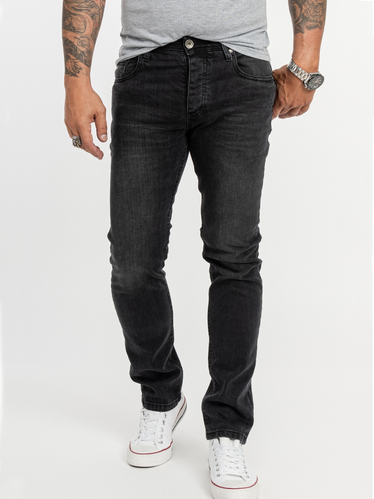 Rock Creek Jeans Straight-Cut Regular Fit