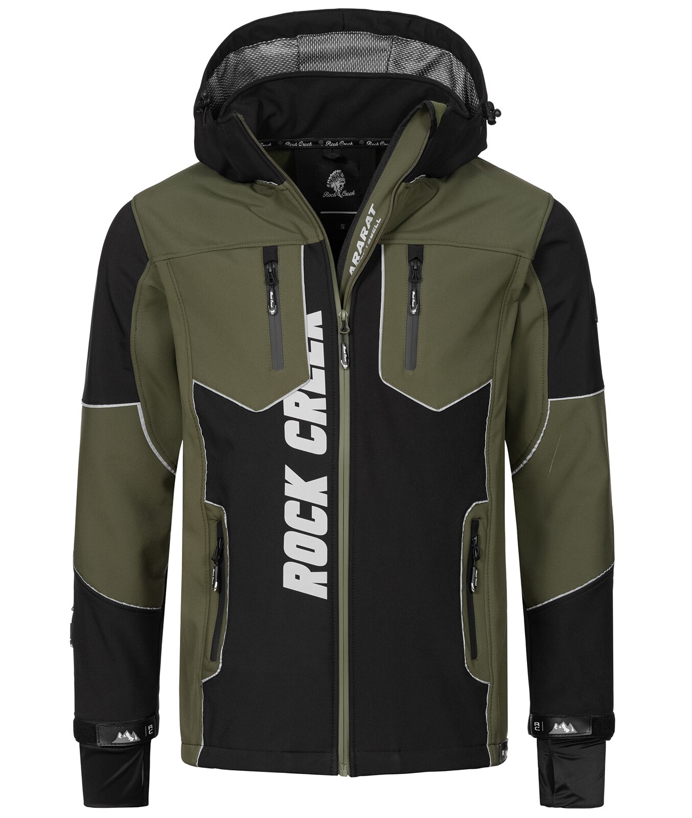 Rock Creek Jacke Softshelljacke Regular Fit 