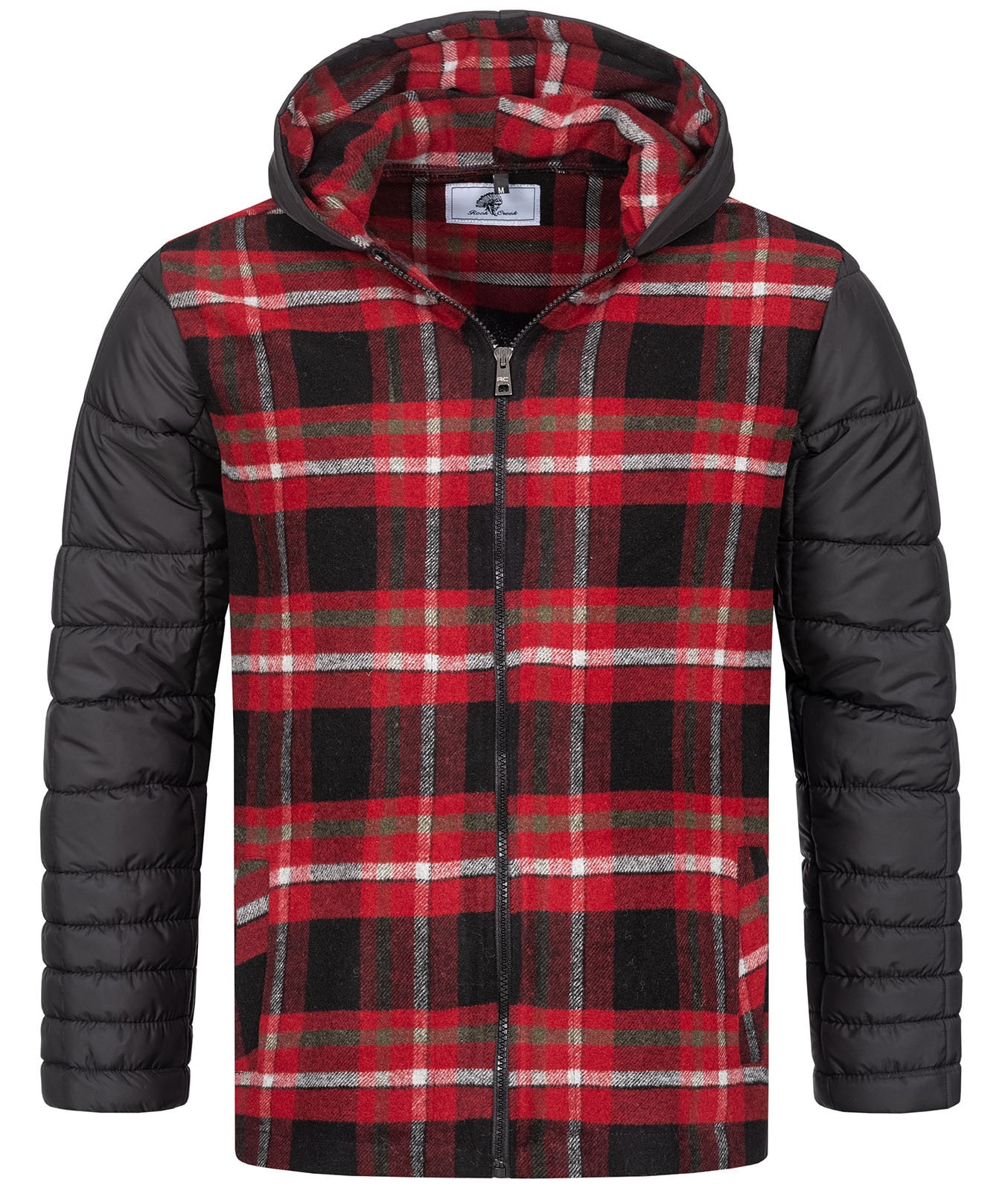 Rock Creek Winterjacke Kariert Regular Fit 