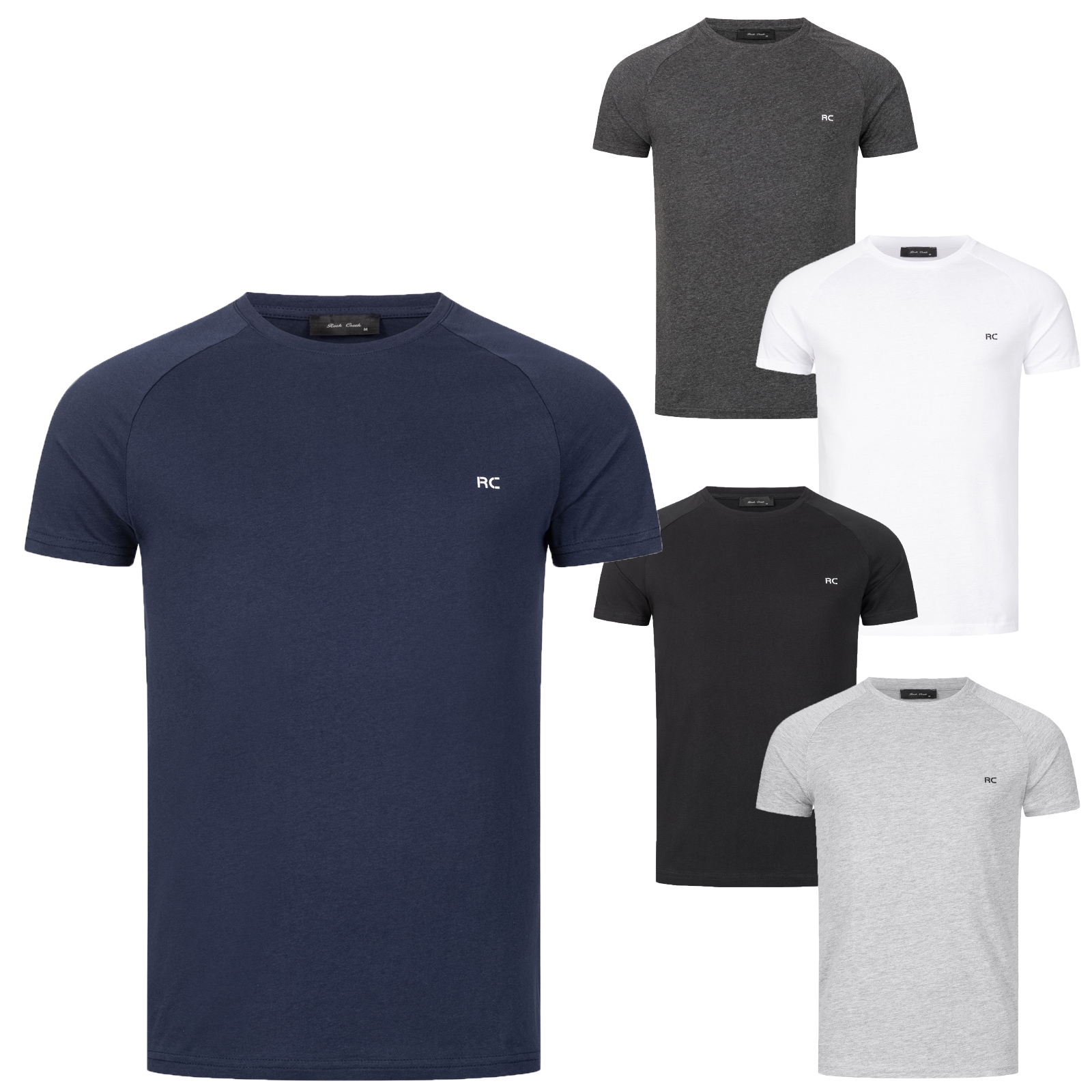 Rock Creek T-Shirt 5 PACK - T-Shirt basic Regular Fit 