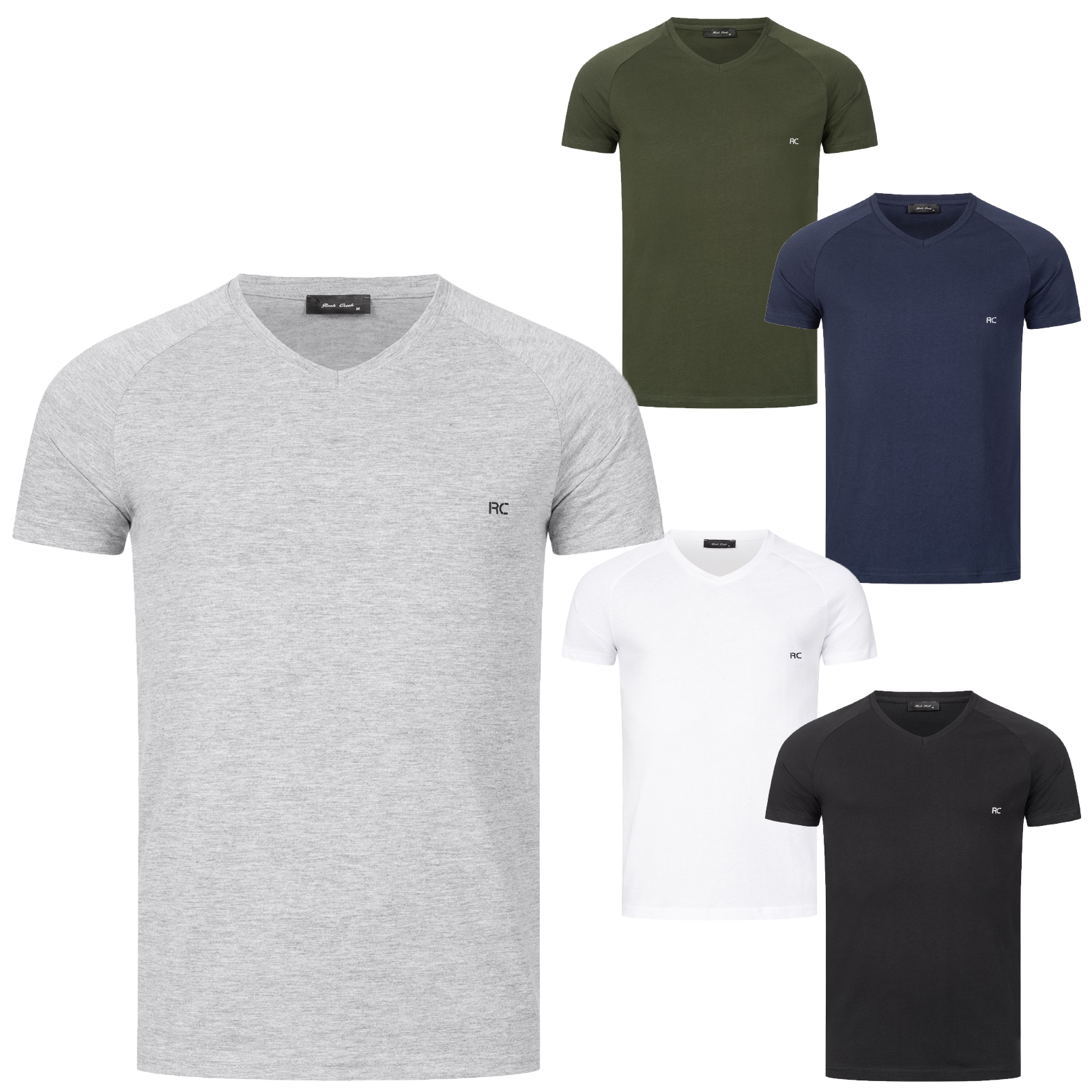 Rock Creek T-Shirt 5 PACK - T-Shirt basic Regular Fit 