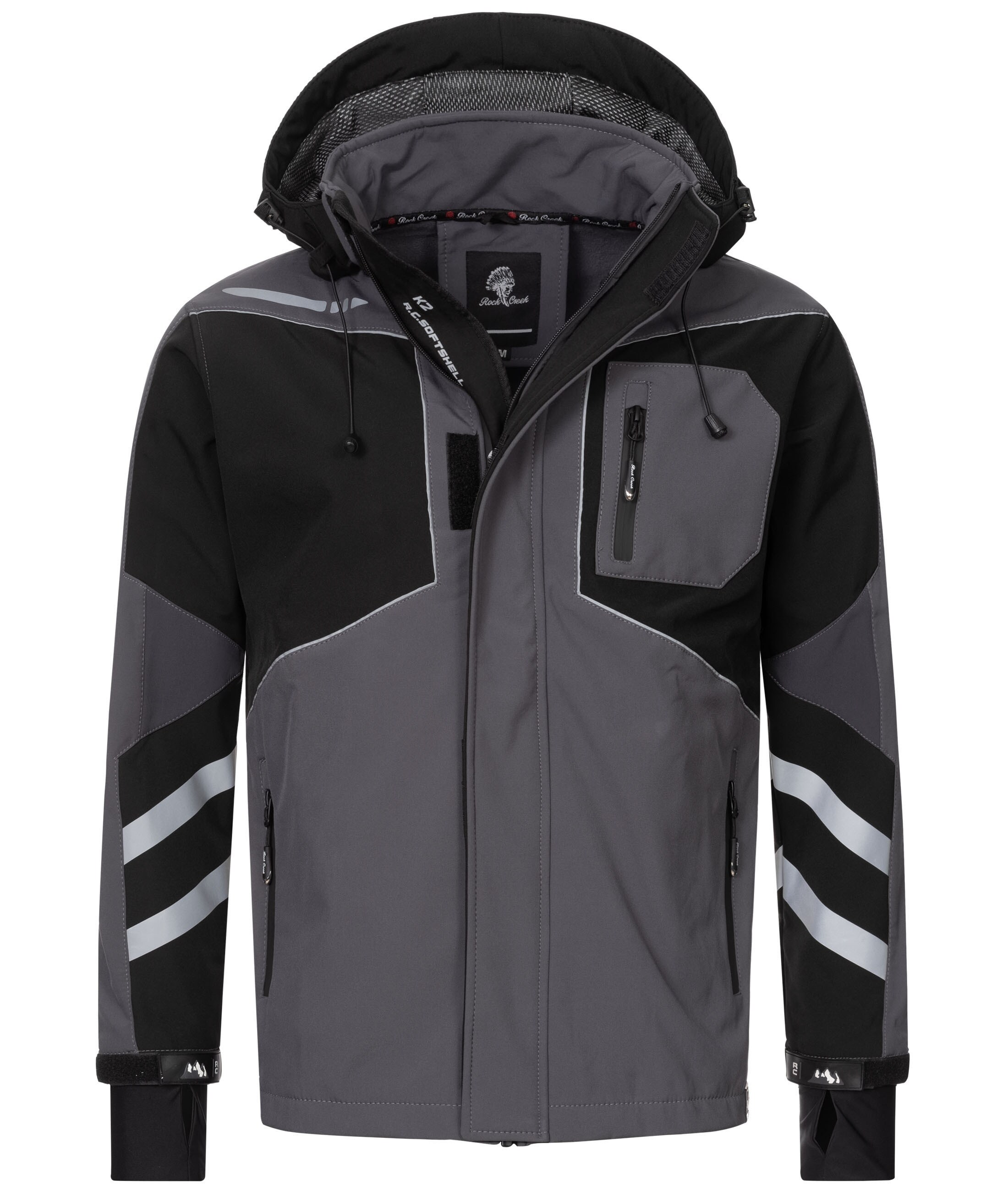 Rock Creek Softshelljacke Softshell Windbreaker 