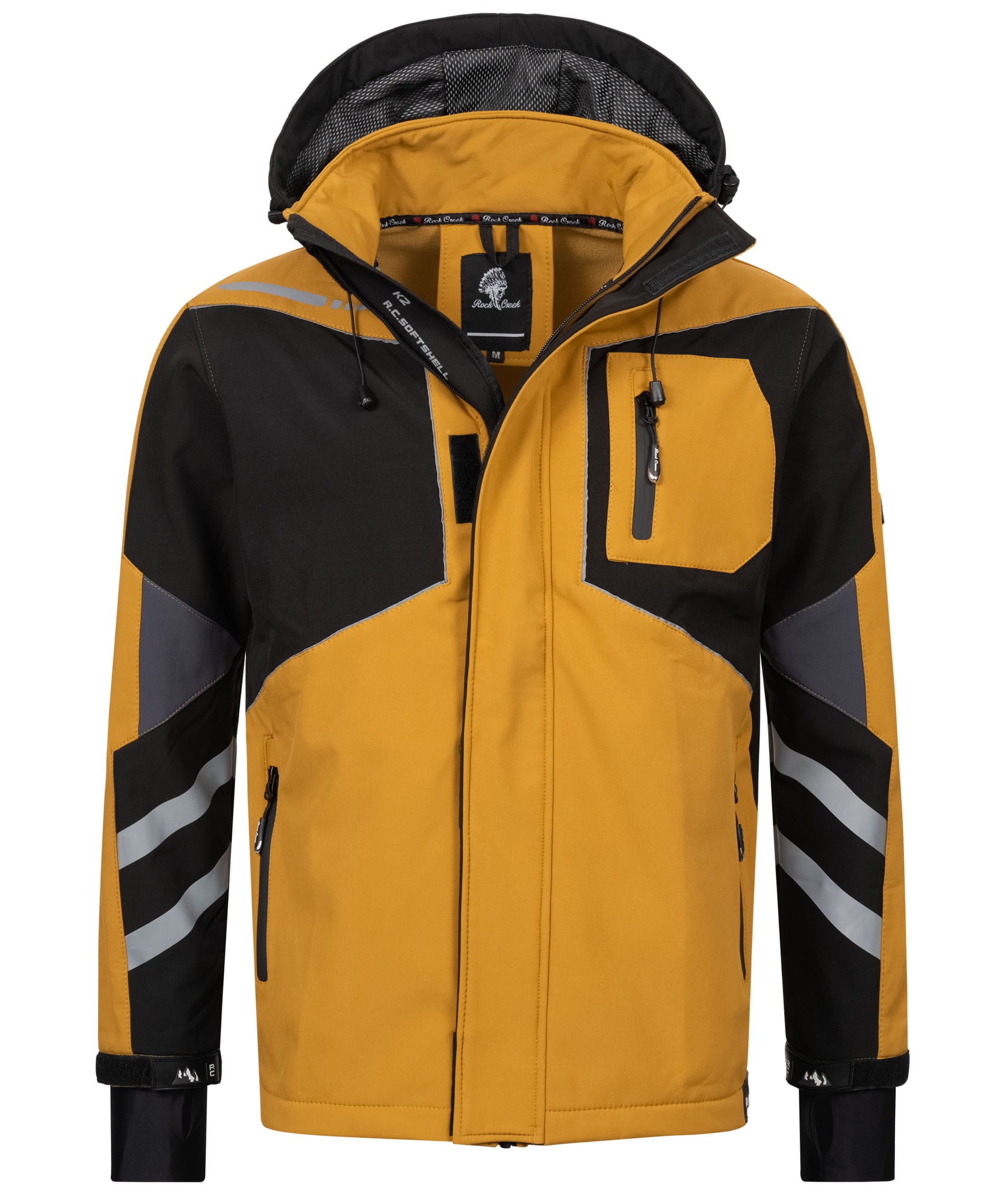 Rock Creek Softshelljacke Softshell Windbreaker 