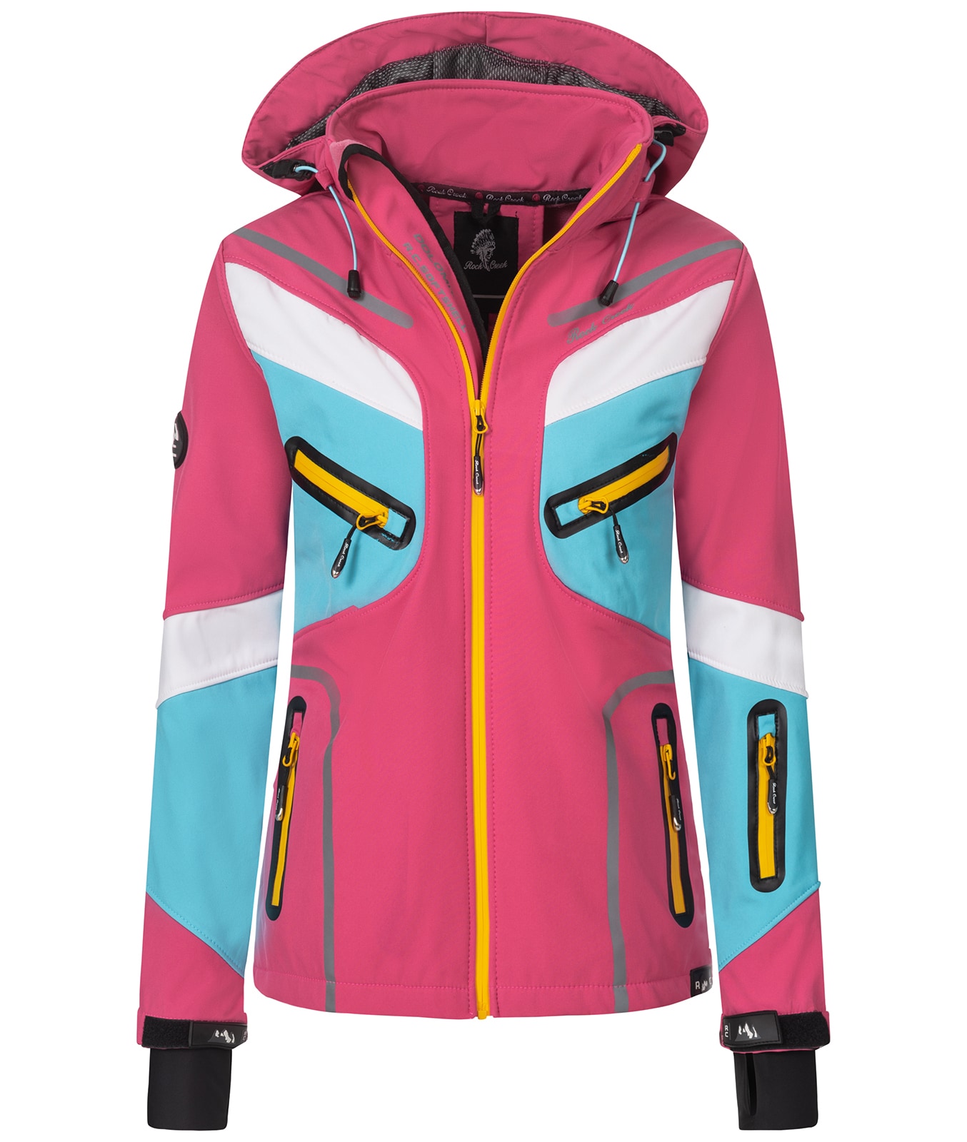 Rock Creek Softshelljacke Softshell Windbreaker 