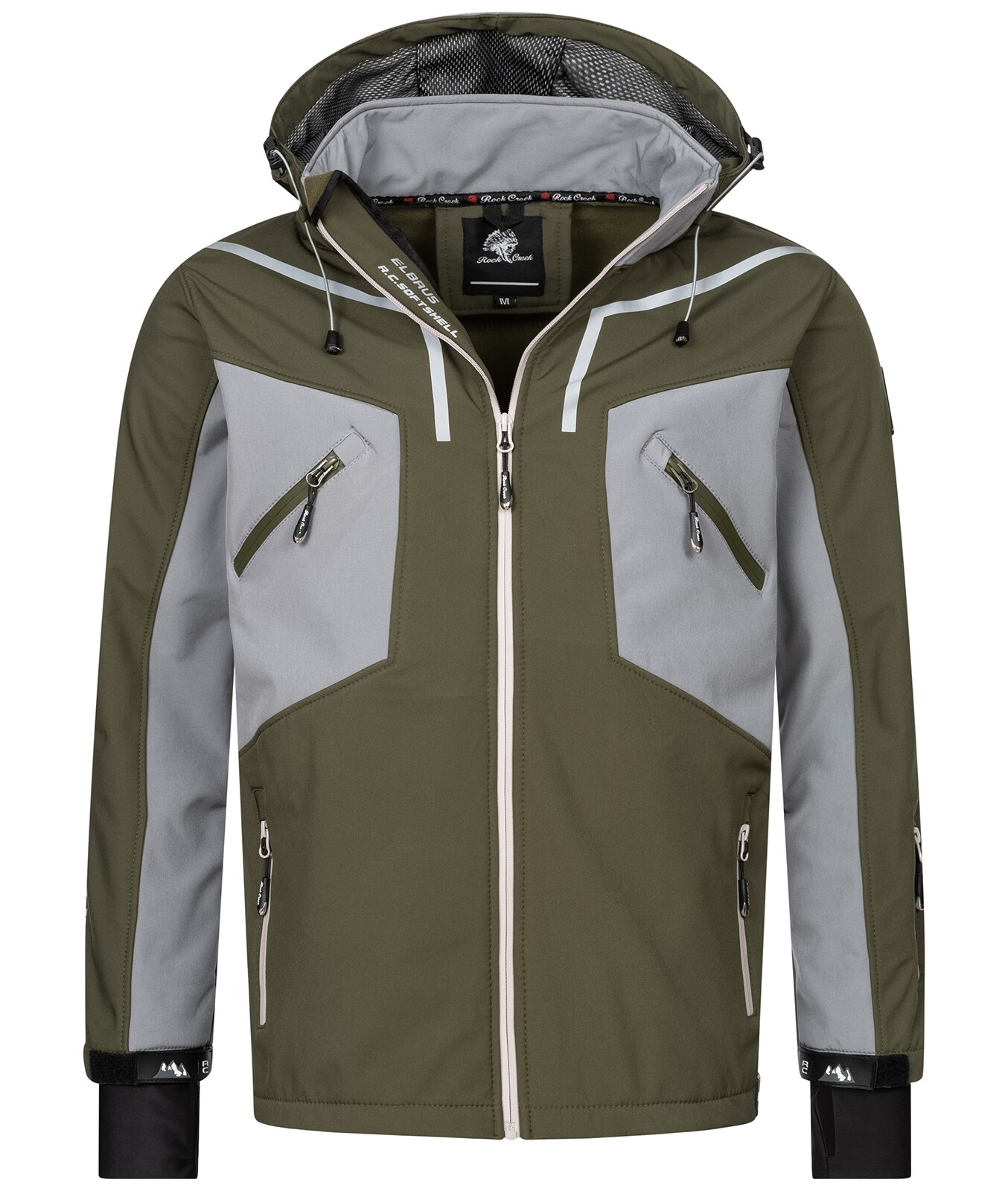 Rock Creek Softshelljacke Softshell Windbreaker 