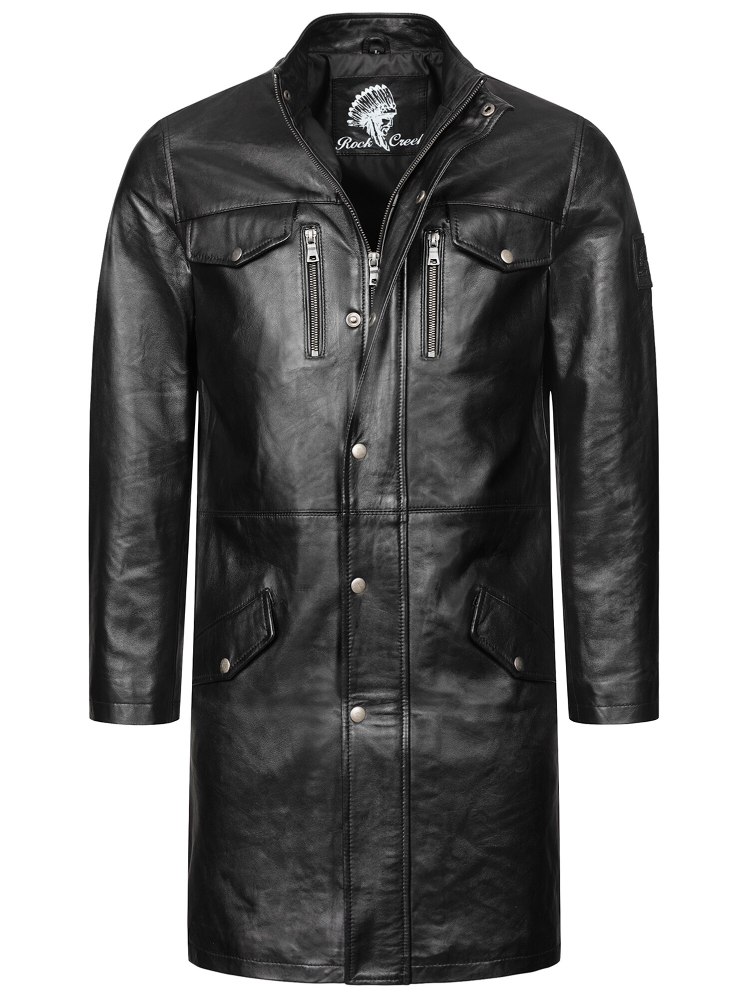 Rock Creek Ledermantel Jacke 