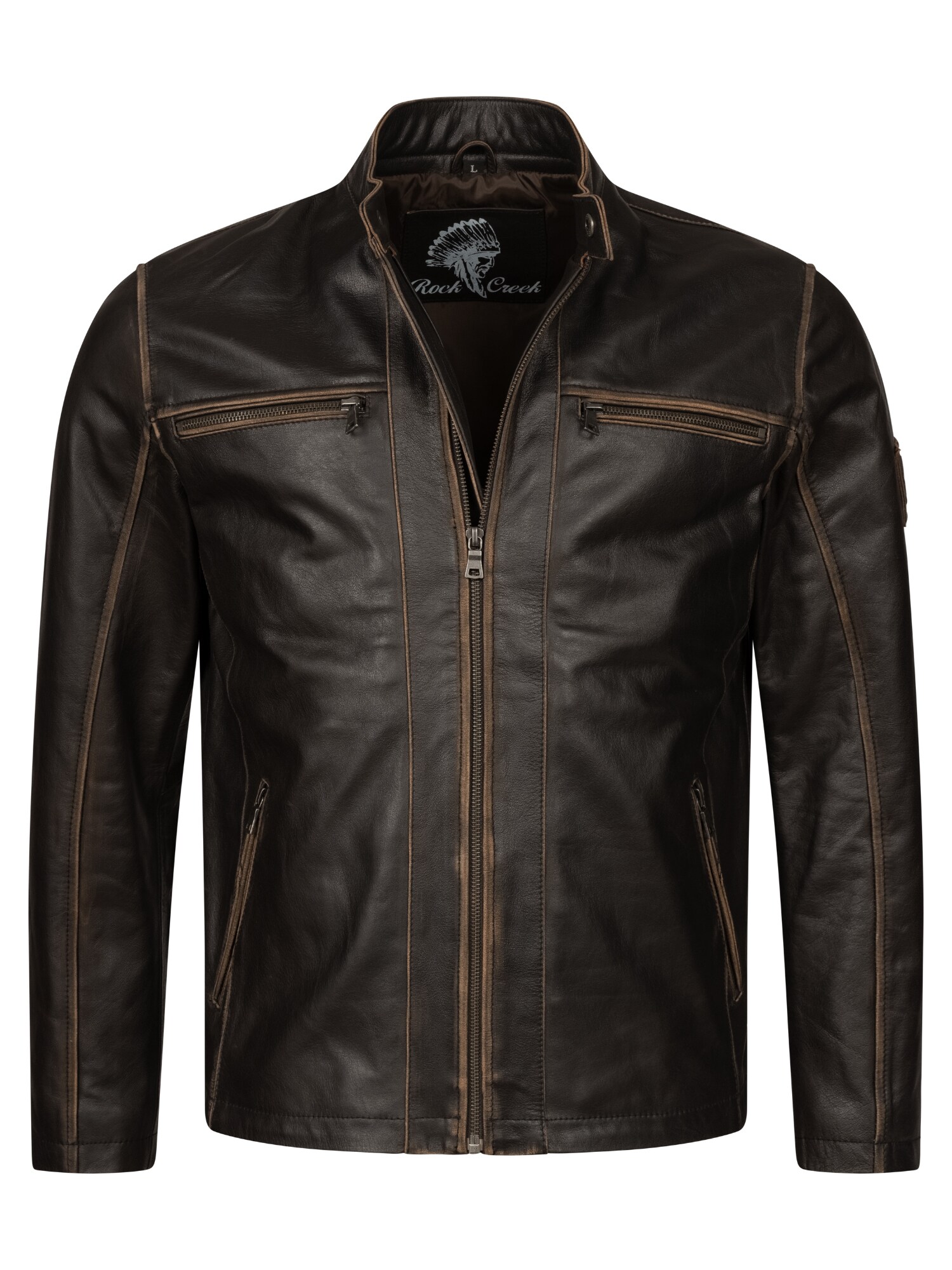 Rock Creek Lederjacke Jacke 