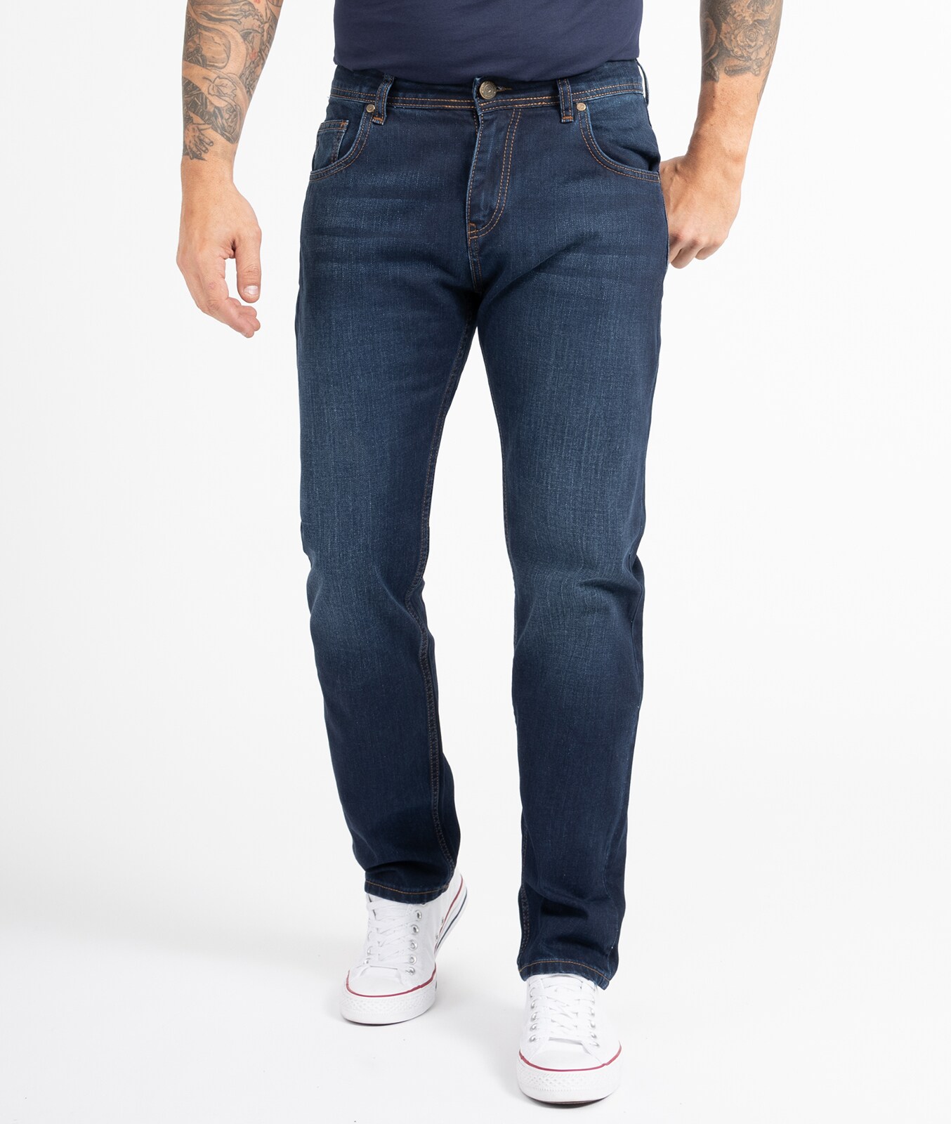 Indumentum Jeans Comfort Fit Basic-Look Loose Fit 