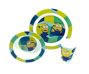 Minions Kinder Geschirr Kindergeschirr 3er Set 