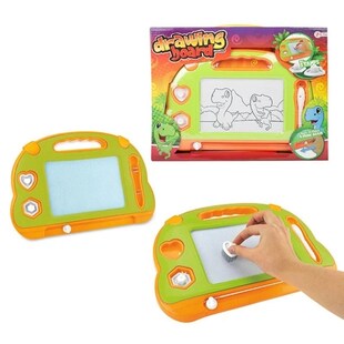 Zeichenbrett Dinosaurier mit Stift und Formen 