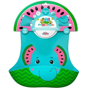 Baby Silikon Laken Lätzchen Elefant 