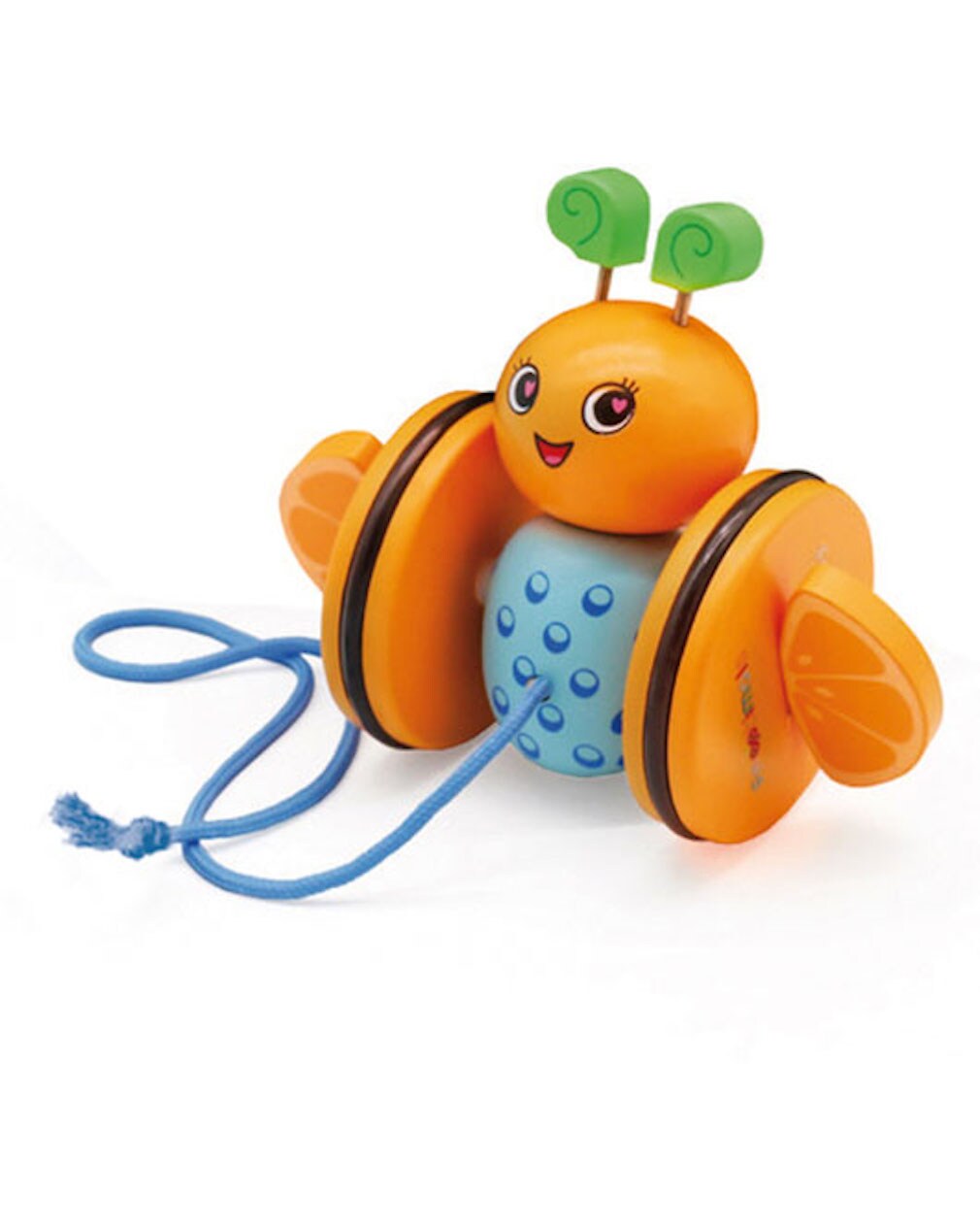 Baby Ziehspielzeug aus Holz Schmetterling 