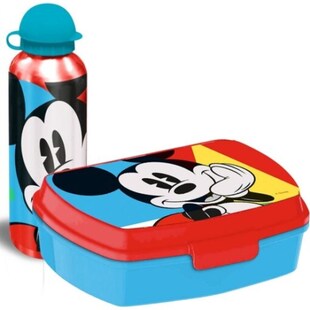 Disney Mickey Mouse Lunchset Brotdose Trinkflasche 
