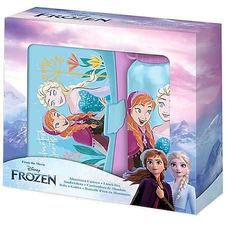 Disney Frozen Kinder-Lunchbox Brotdose Aluminium Trinkflasche Elsa