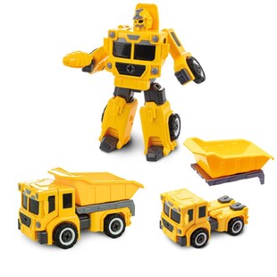 Transformierbarer Roboter Kipplaster Lastwagen LKW Spielzeugauto 