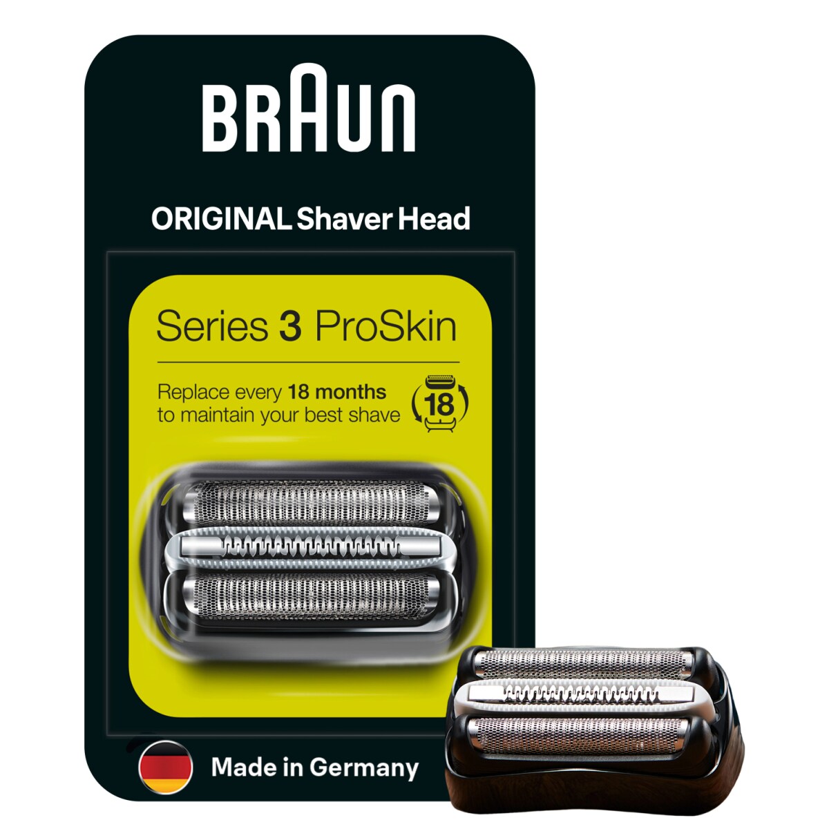 Braun Kombipack 32B Scherfolie + Schermesser, Schwarz 