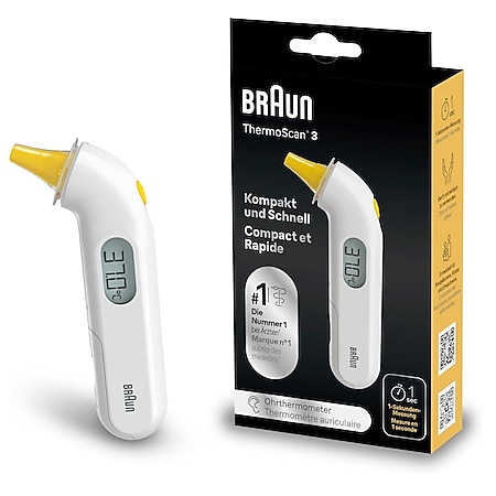 Braun IRT 3030 WE ThermoScan Thermometer 