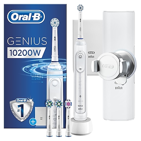 Oral-B Genius 10200 W white elektrische Zahnbürste 