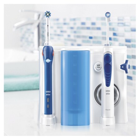 Oral-B Mundpflegecenter online bestellen Marktkauf sanfte Zahnbürste OxyJet eine PRO bei am 4 Munddusche, für Aufsteckdüsen Zahnfleischrand, 2000 Oxyjet Elektrische Reinigung 