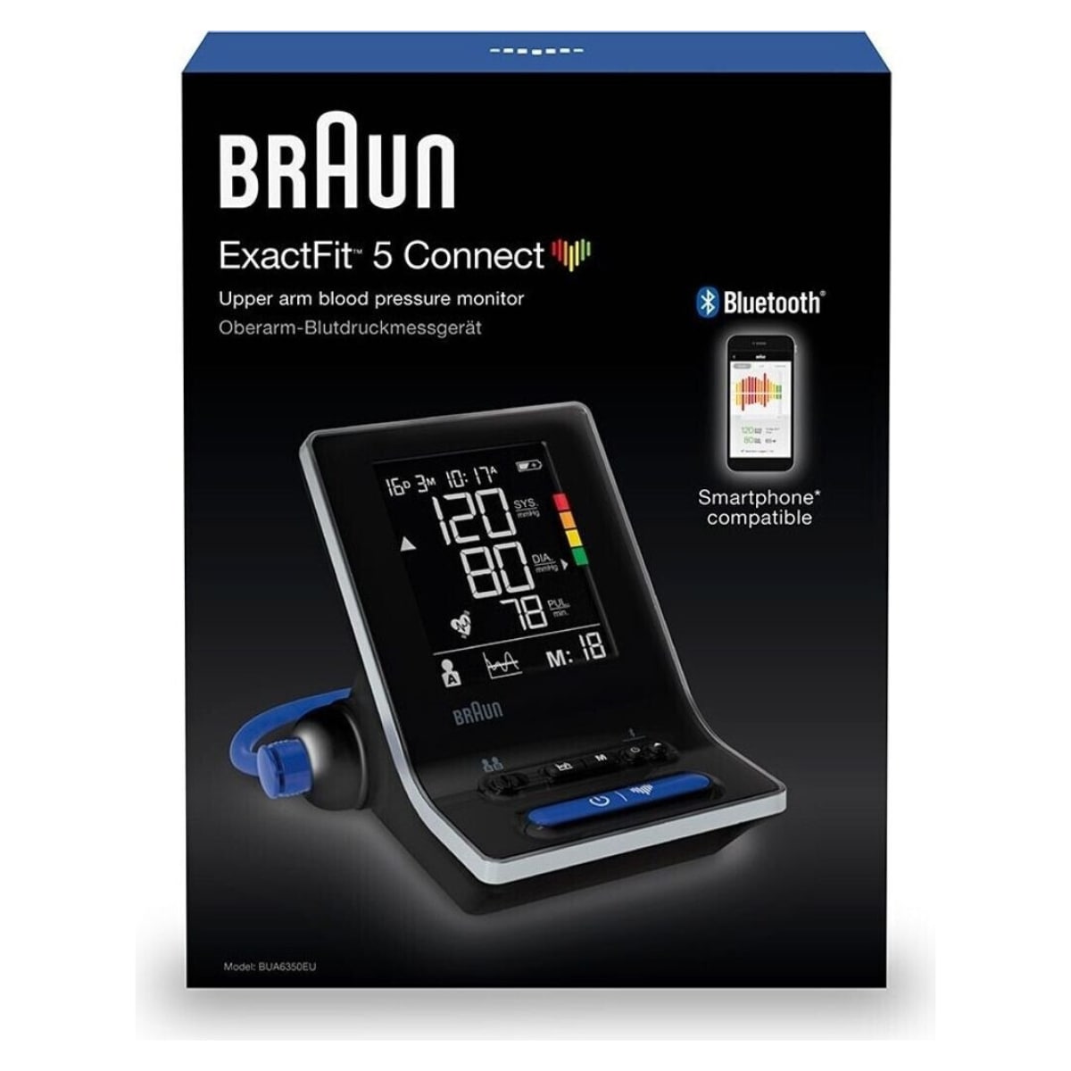 Braun ExactFit 5 Connect BUA6350EU Blutdruckmessger&auml;t 