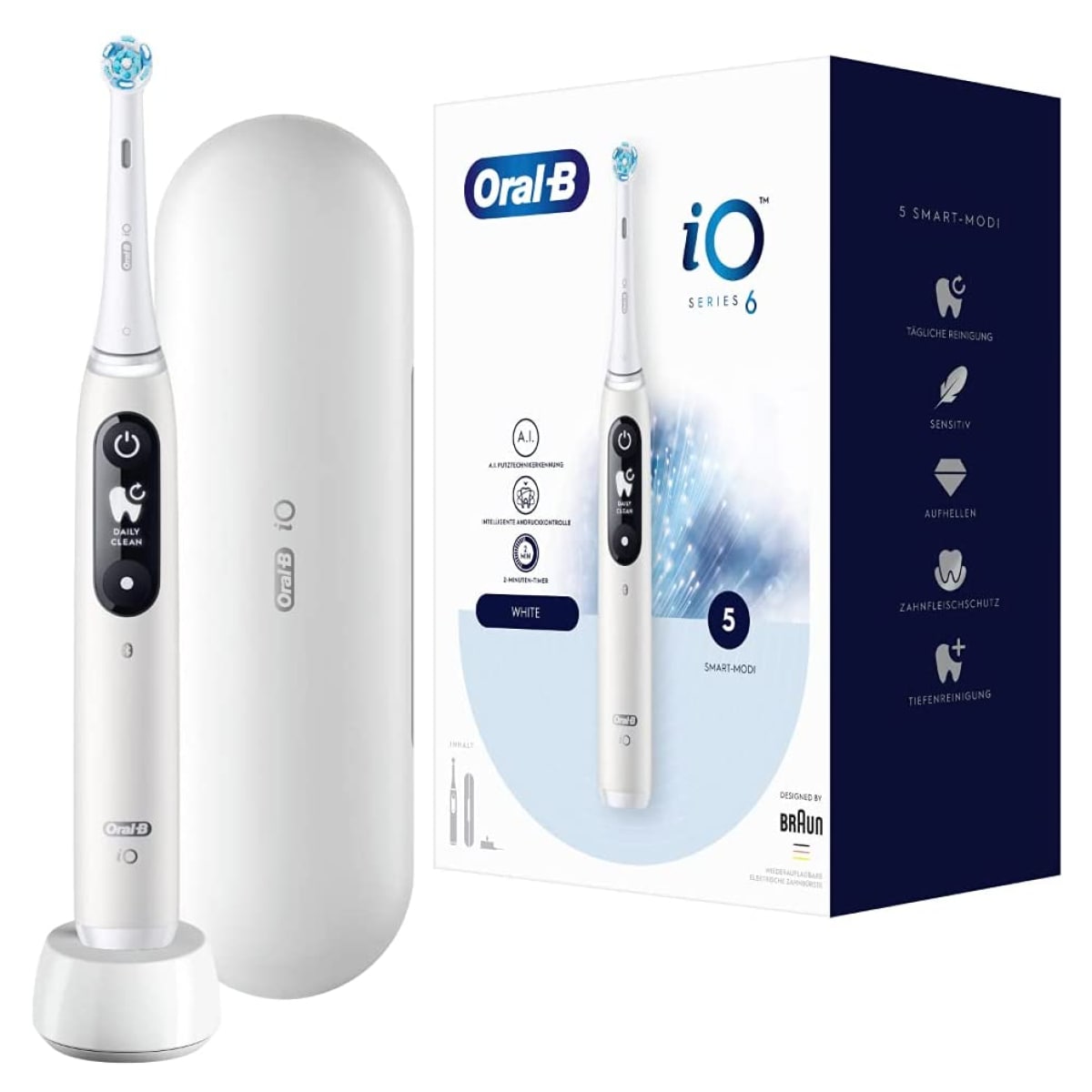 Oral-B iO Series 6 White elektrische Zahnb&uuml;rste 