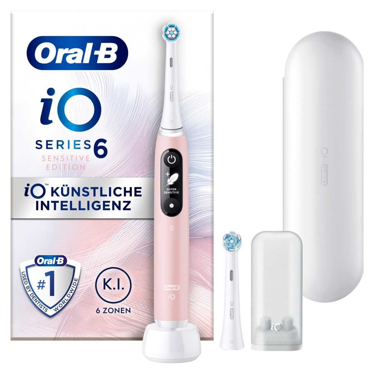 Oral-B iO Series 6 Pink Sand elektrische Zahnb&uuml;rste 