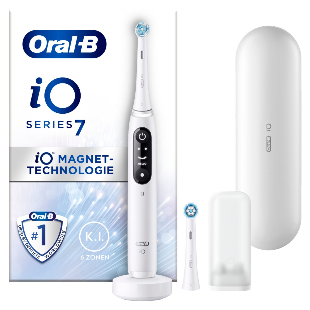 Oral-B iO Series 7N White Alabaster elektrische Zahnb&uuml;rste 