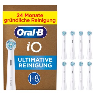Oral-B iO Ultimative Reinigung Aufsteckbürsten, 8 Stück 