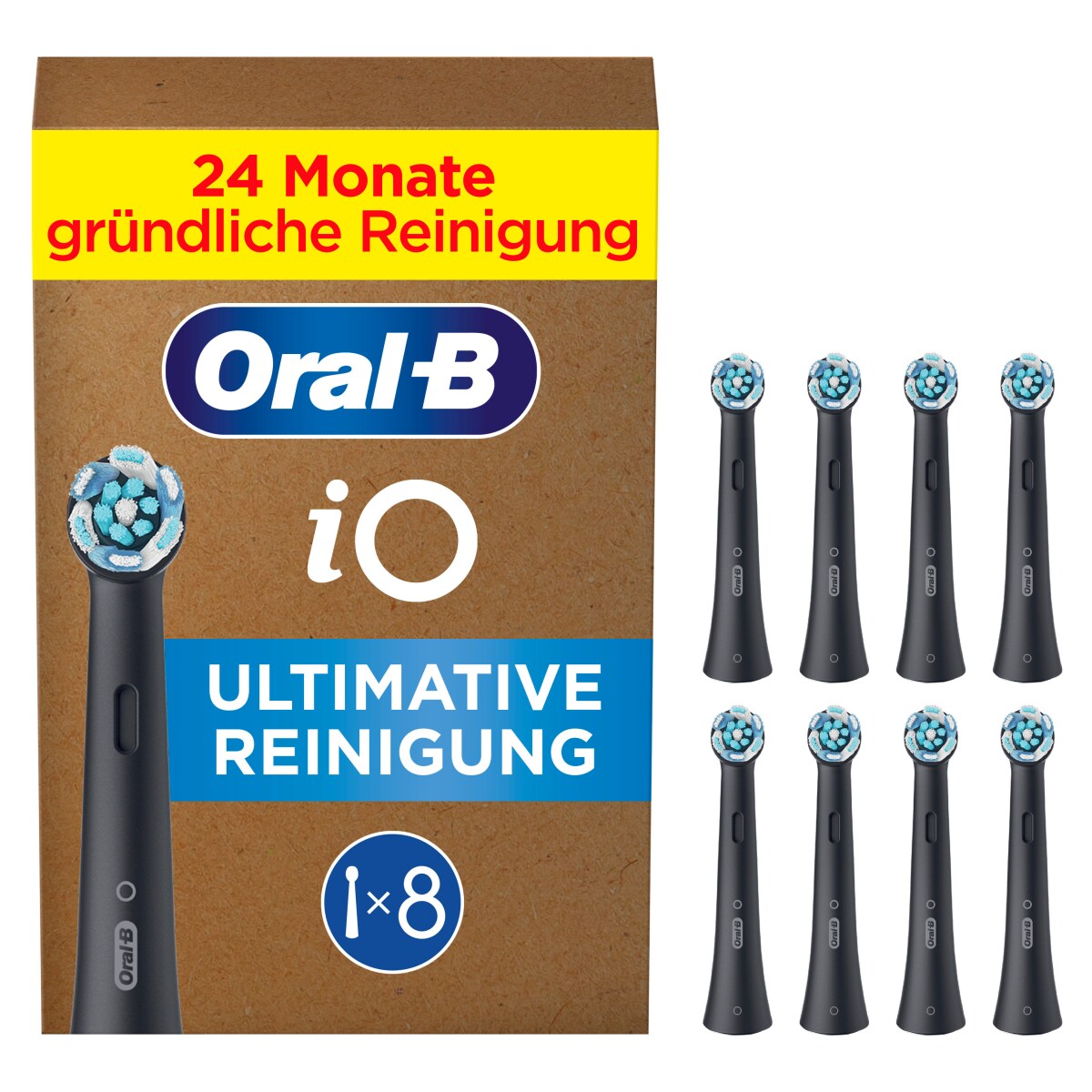 iO Black Ultimative Reinigung Aufsteckbürsten,