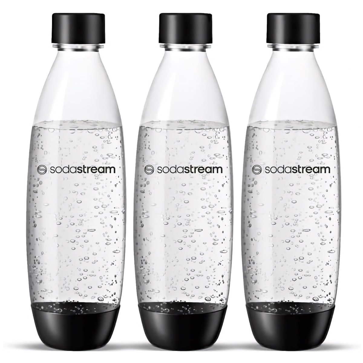 SodaStream Fuse 3x 1L Flaschen black / white 