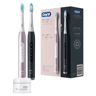 Oral-B Pulsonic elektrische Zahnbürste Slim Luxe 4900 Schwarz/Rosegold 