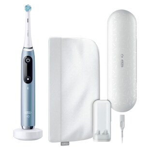 Oral-B iO Series 9N elektrische Zahnbürste White Alabaster mit zwei Aufsteckbürsten 