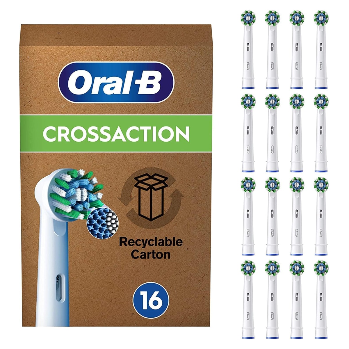 Oral-B Pro CrossAction Aufsteckb&uuml;rsten 16er 