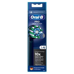 Oral-B EB50BRX-4 Pro CrossAction Schwarz Ersatzbürsten 