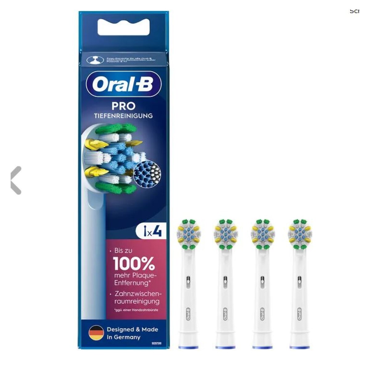 Oral-B EB25RX-4 Pro Tiefenreinigung Ersatzb&uuml;rsten 