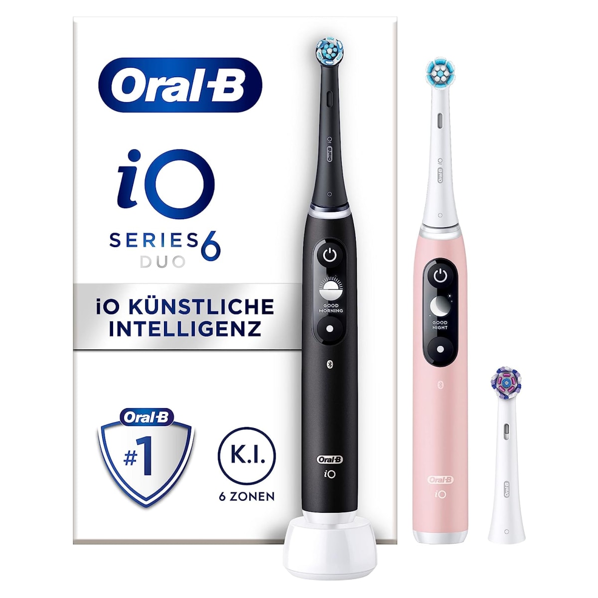 Oral-B iO Series 6 black Lava/Pink Sand elektrische Zahnb&uuml;rste 