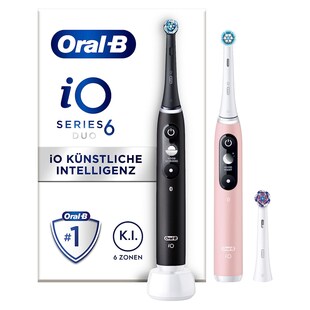 Oral-B iO Series 6 black Lava/Pink Sand elektrische Zahnbürste 