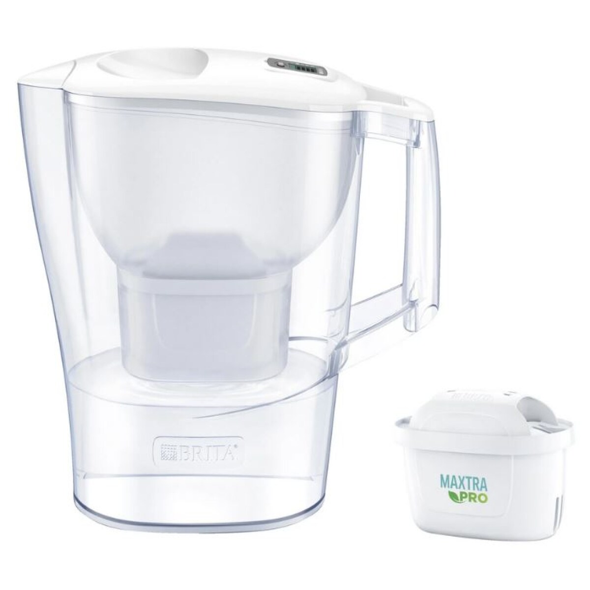 Aluna Wasserkanne white Maxtra Pro All-in-1 Filterkartusche