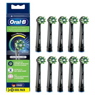 Oral-B EB50BRX-10 Pro CrossAction Ersatzbürsten black 10er Pack 