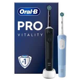 Oral-B Vitality Pro D103 Duo black/blue Elektrische Zahnbürste 