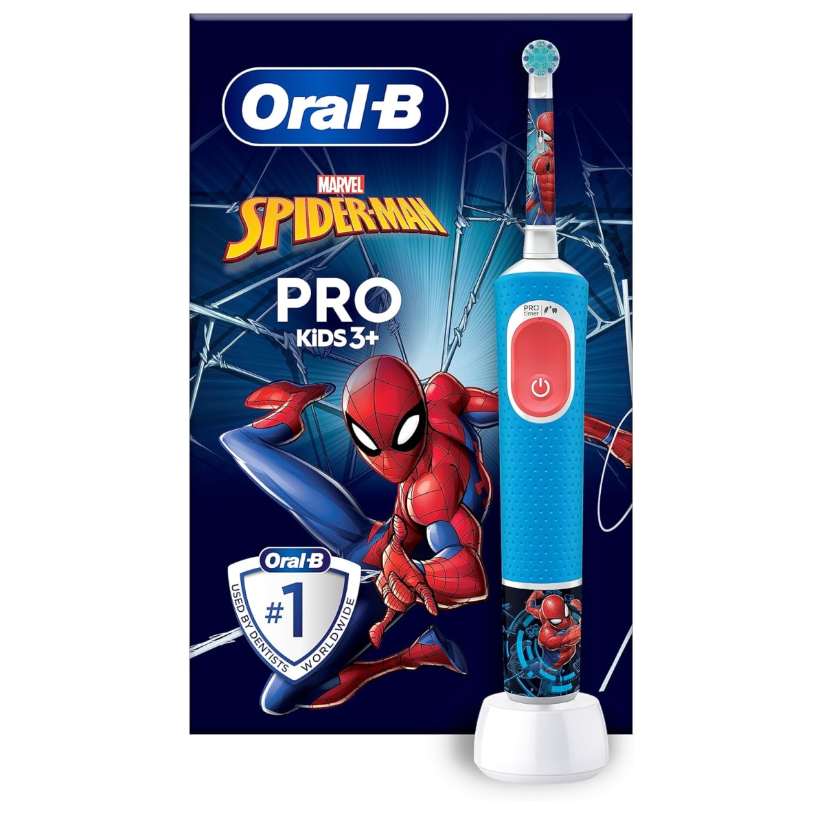 Oral-B Vitality Pro 103 Elektrische Zahnb&uuml;rste Kids Spiderman 