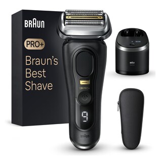 Braun Series 9 Pro+ Elektrorasierer Reinigungsstation, Wet & Dry, 9560cc 