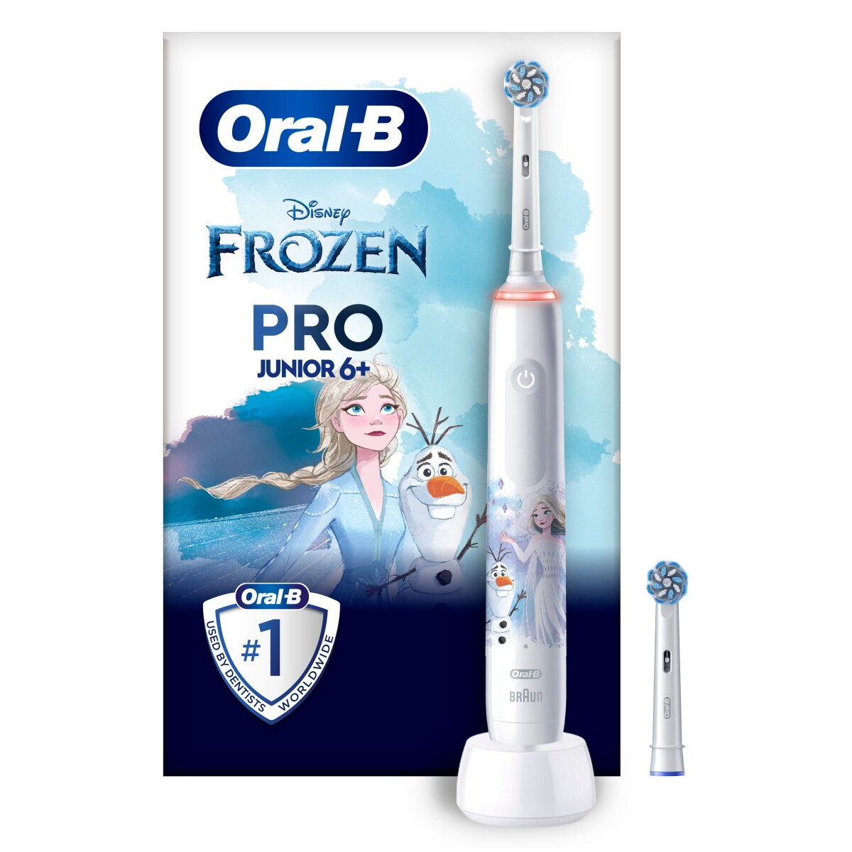 Oral-B Pro Junior Frozen Elektrische Kinderzahnb&uuml;rste, f&uuml;r Kinder ab 6 Jahren 