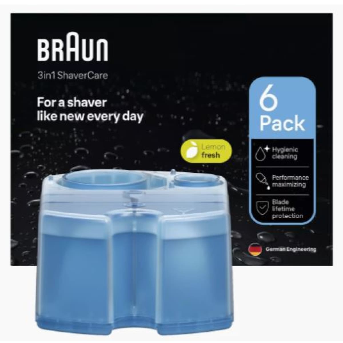 Braun Rasierer-Reinigungsstation Nachf&uuml;llkart. 6er 