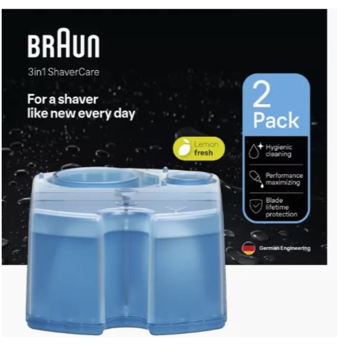 Braun Rasierer-Reinigungsstation Nachf&uuml;llkart. 2er 