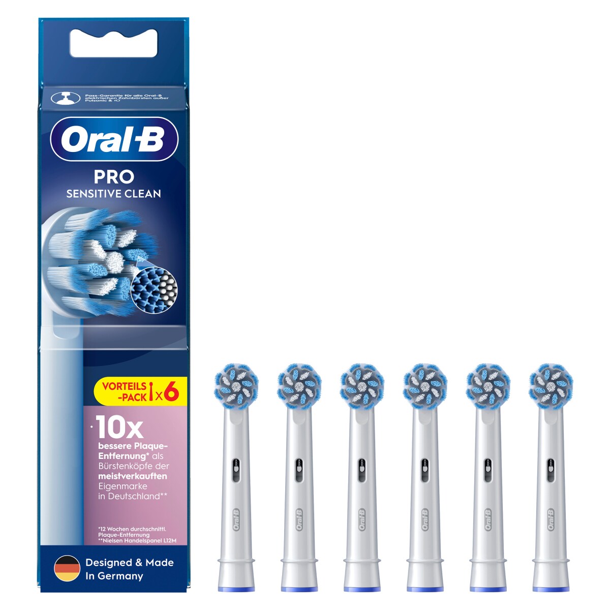 Aufsteckbürsten Pro Sensitive Clean 6er