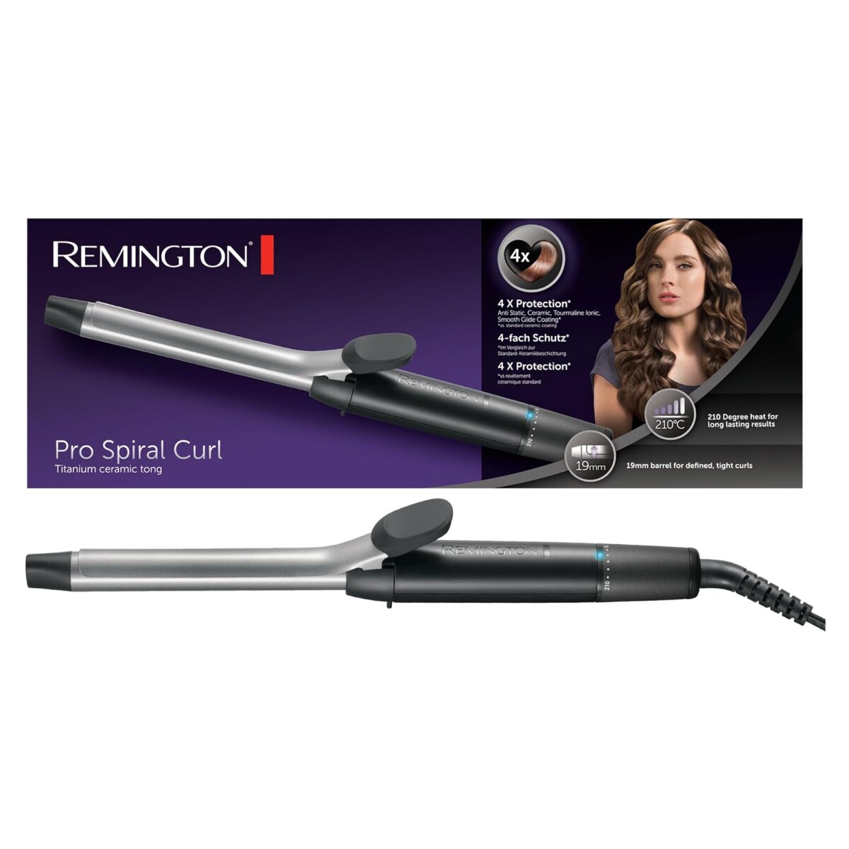 Lockenstab kleine Locken [19mm] Pro Spiral Curl
