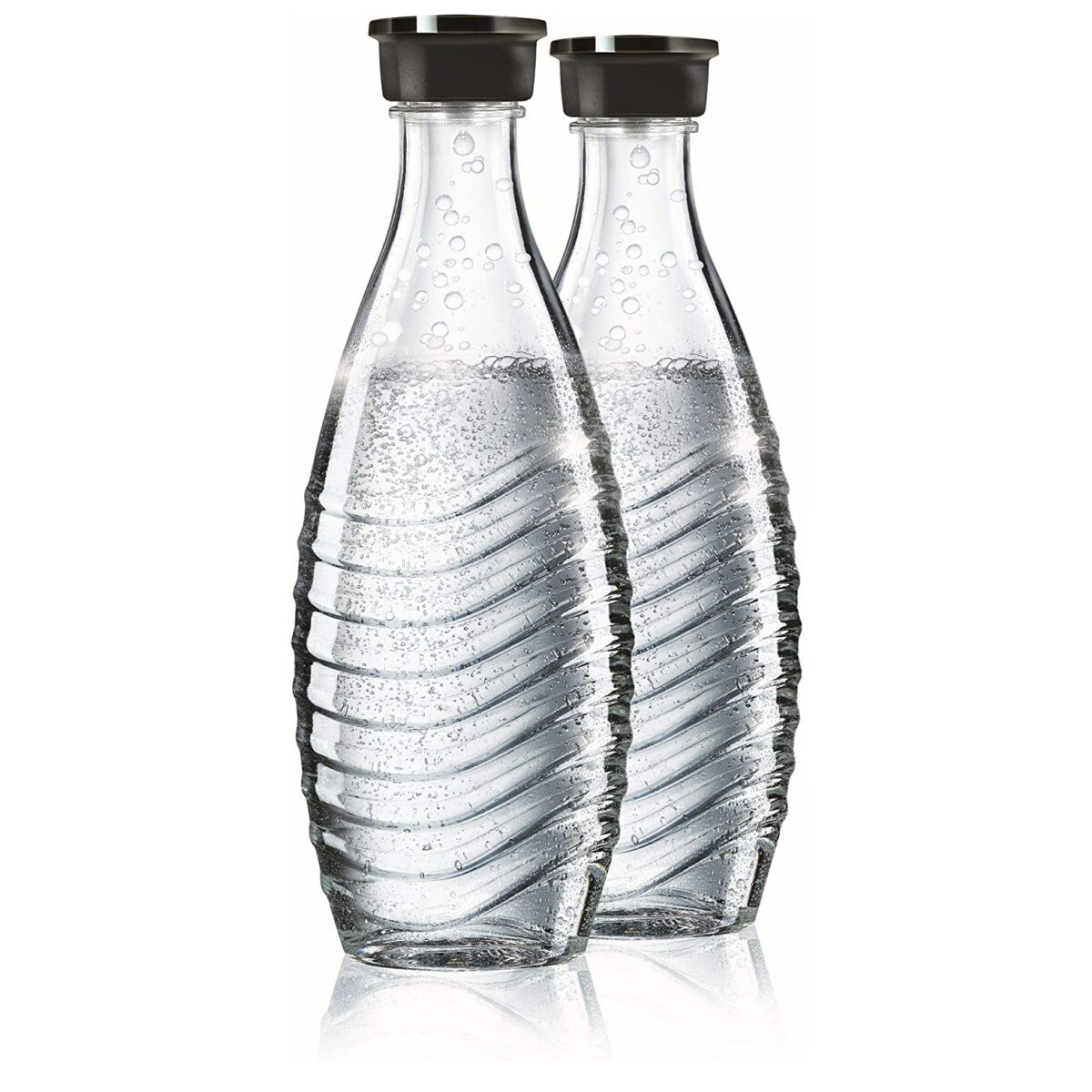 Lot de 2 bouteilles en verre pour Sodastream Penguin & Crystal - 1047200310