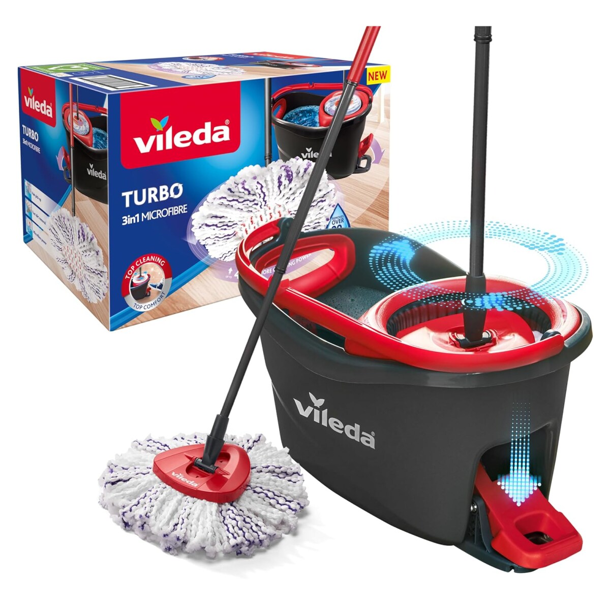 Vileda Turbo 3-in-1 Wischmopp Set 167751 
